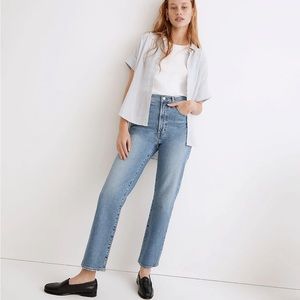 Madewell Perfect Vintage Straight Leg Jeans in Montville Wash